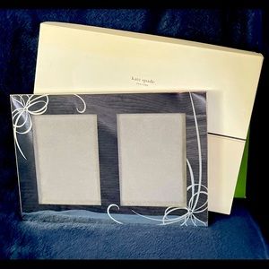 Kate spade New York Lennox Bella Boulevard double frame 10 x13 freestanding new.